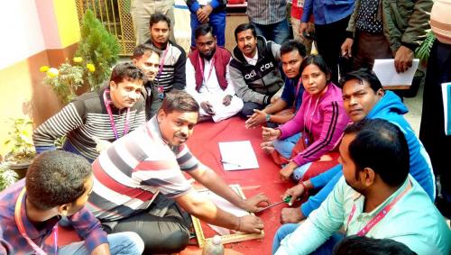 Screen printing Workshop Jibika Sangsthan 9